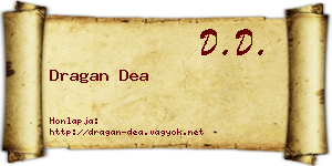Dragan Dea névjegykártya